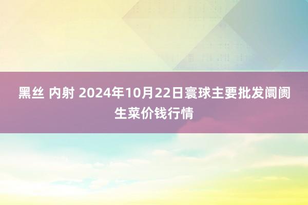 黑丝 内射 2024年10月22日寰球主要批发阛阓生菜价钱行情