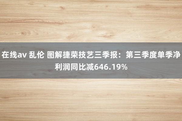 在线av 乱伦 图解捷荣技艺三季报：第三季度单季净利润同比减646.19%